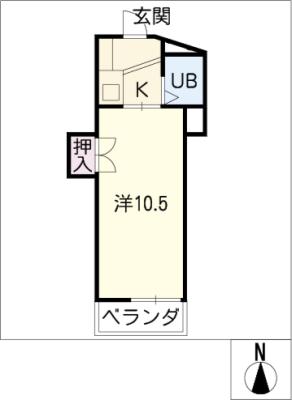 富士レイホービル第３の間取り