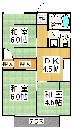 パークハイツ山手の間取り