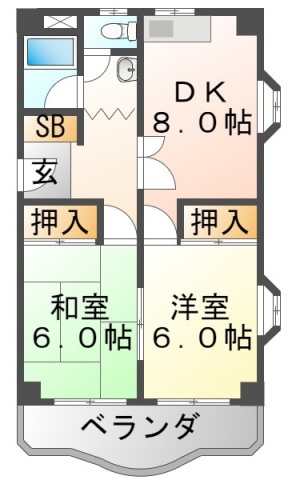 第一山本マンションの間取り