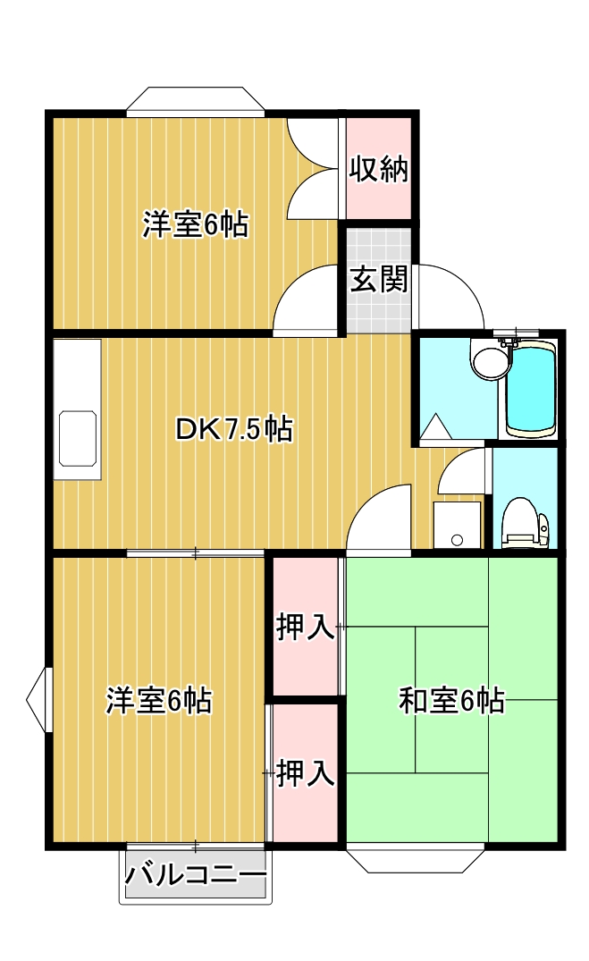 ルシオン青山の間取り