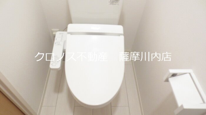 【出水市明神町のアパートのトイレ】