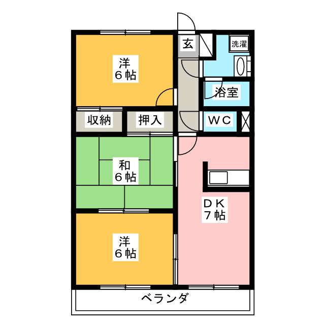 ヴィラミズリーケンの間取り