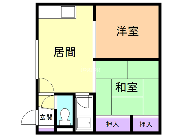 【フラワーハイツの間取り】