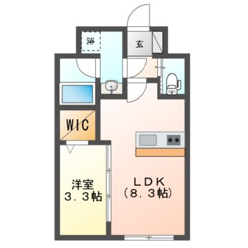 （仮称）運河通マンションの間取り