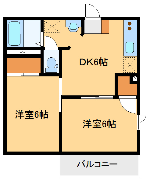 セレーブルＡの間取り