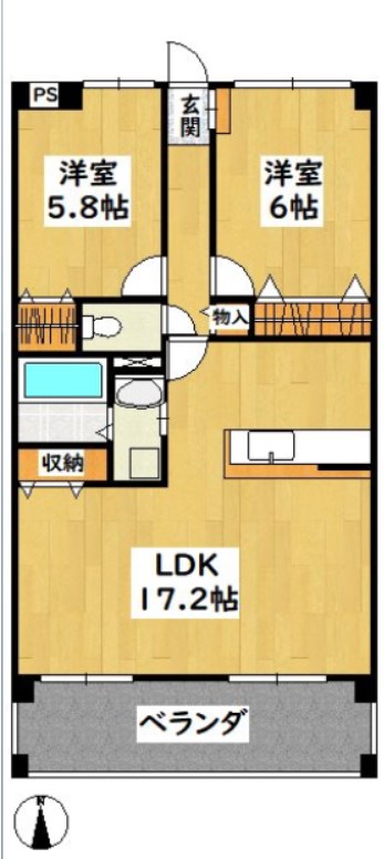 フォレステージ豊川の間取り