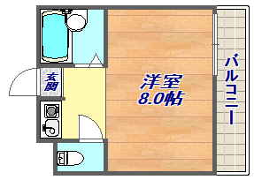 三景マンションの間取り