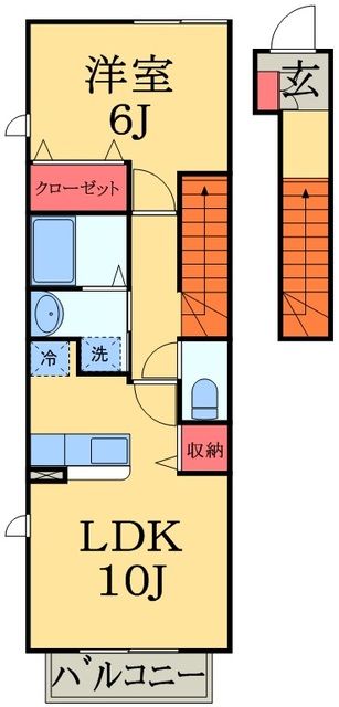 市原市玉前のアパートの間取り