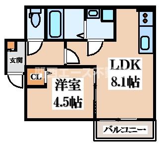 ALEGRIA四条畷の間取り