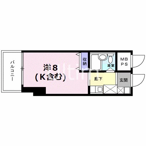 Gloire烏丸五条の間取り