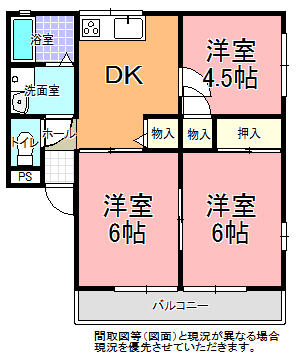 グランドスポット　Ｂ棟の間取り