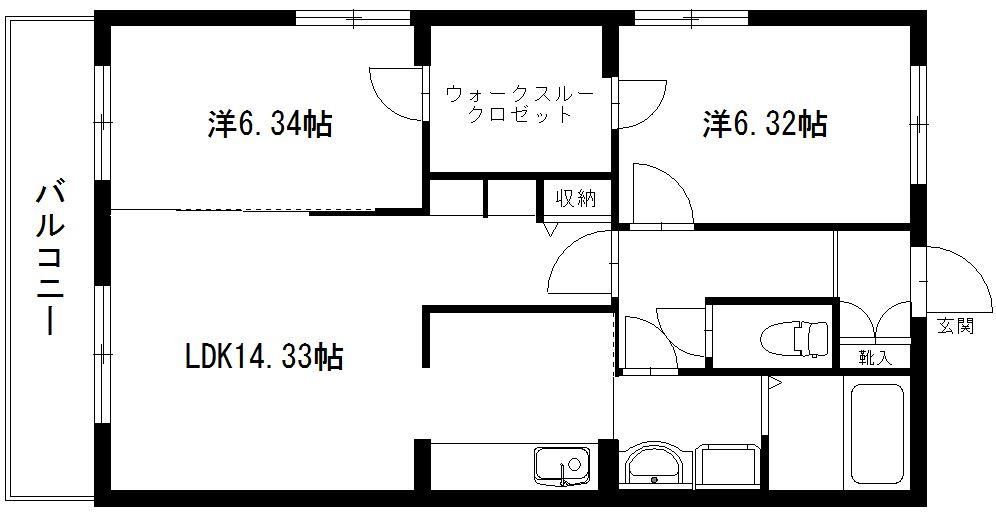 デラパーチェの間取り