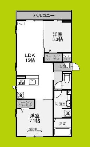 D-room北花田の間取り