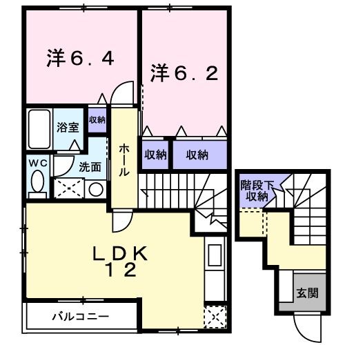 サンライズ・タウンＡの間取り