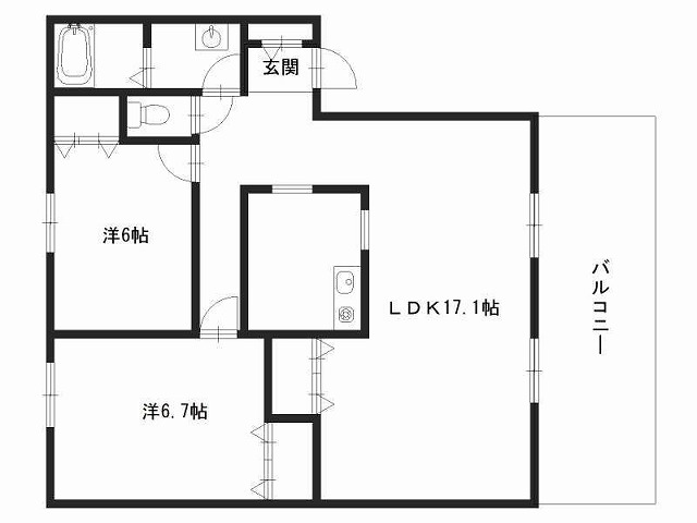 たつの市龍野町堂本のアパートの間取り