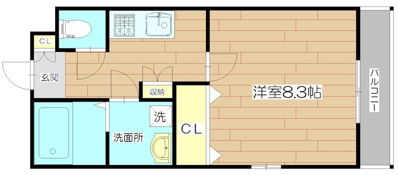 アヴェルーチェ高槻富田町の間取り