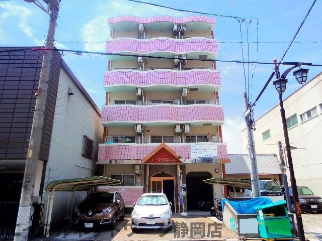 静岡市葵区伝馬町のマンションの建物外観