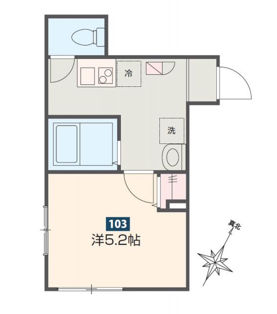 MELDIA大宮IVの間取り