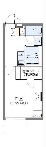 レオパレスＫの間取り