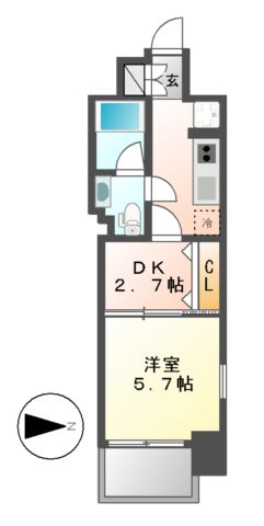 ブランシエスタ泉の間取り