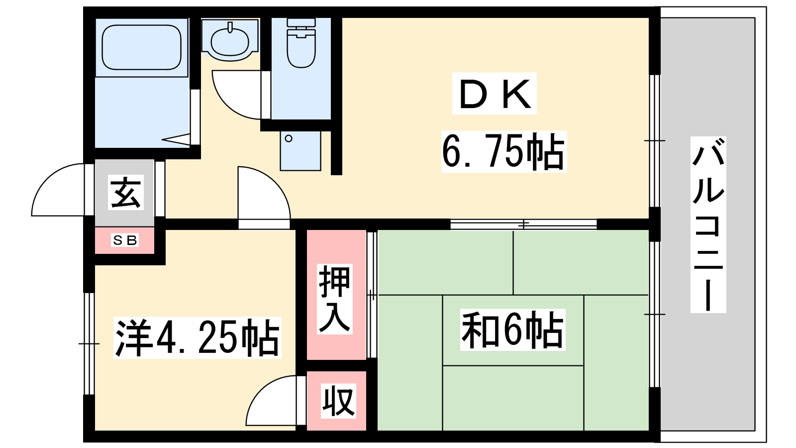 サンシティイシザワの間取り