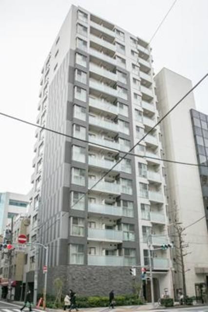 【中央区日本橋堀留町のマンションの建物外観】