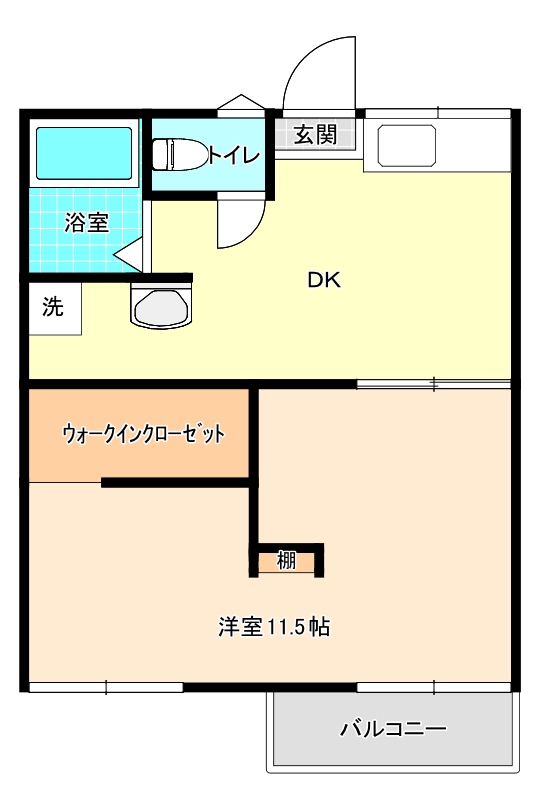 ＡＰ悠（ハルカ）の間取り