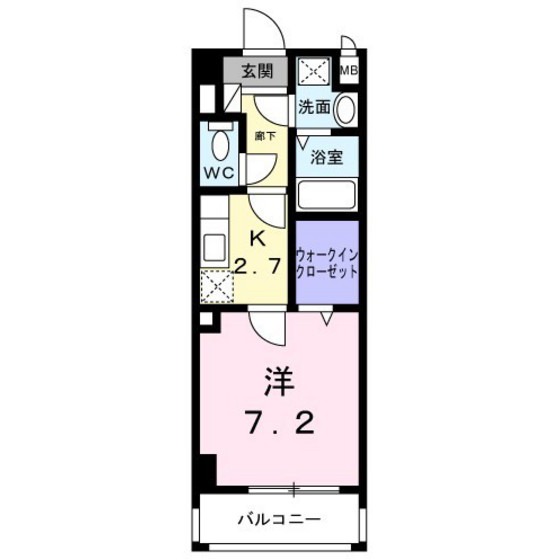 Ｍ’ｓファミーユ泉崎の間取り