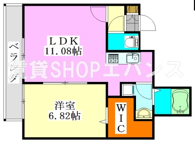 パークワンモア東船橋の間取り