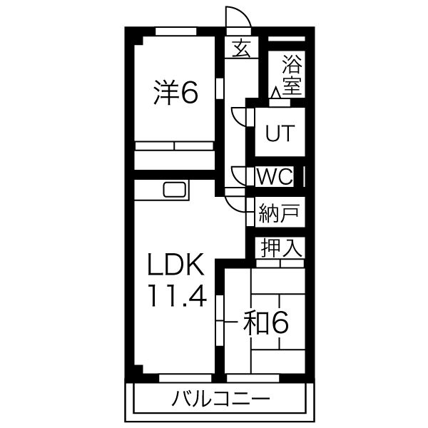 アズールの間取り