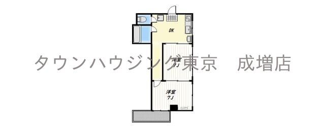 板橋区志村のマンションの間取り