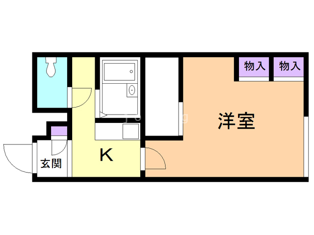 レオパレスアストラルの間取り