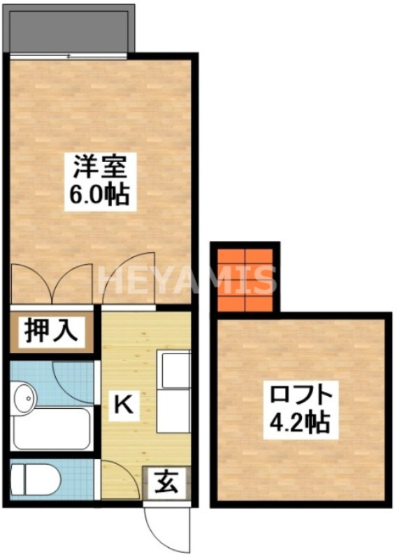 シャトル石神の間取り