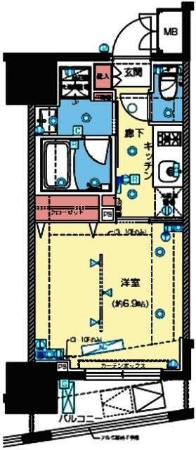 ＺＯＯＭ横浜桜木町の間取り