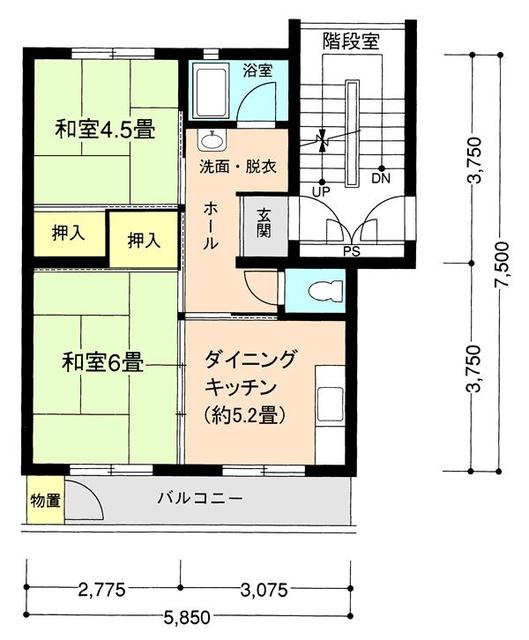 戸塚深谷11号棟の間取り