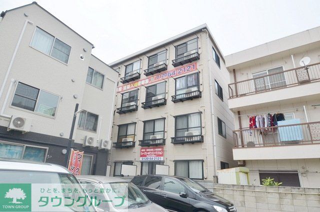 【宮町マンションの建物外観】