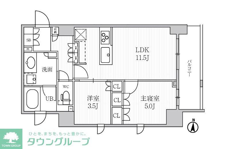 墨田区菊川のマンションの間取り