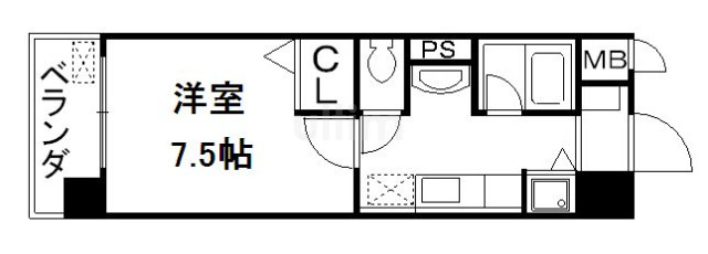 ヴェルキューブ石雲の間取り