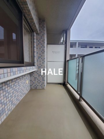 【福岡市西区姪浜駅南のマンションのバルコニー】