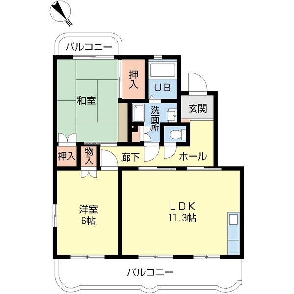 東風館の間取り