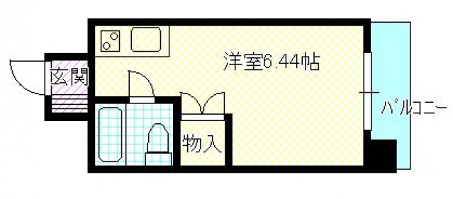 広島市西区楠木町のマンションの間取り