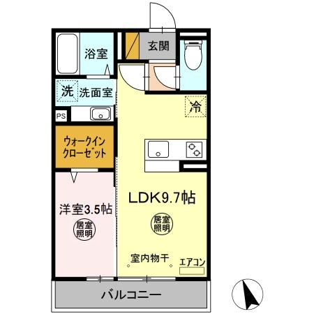 コンフォートIII　Ａの間取り