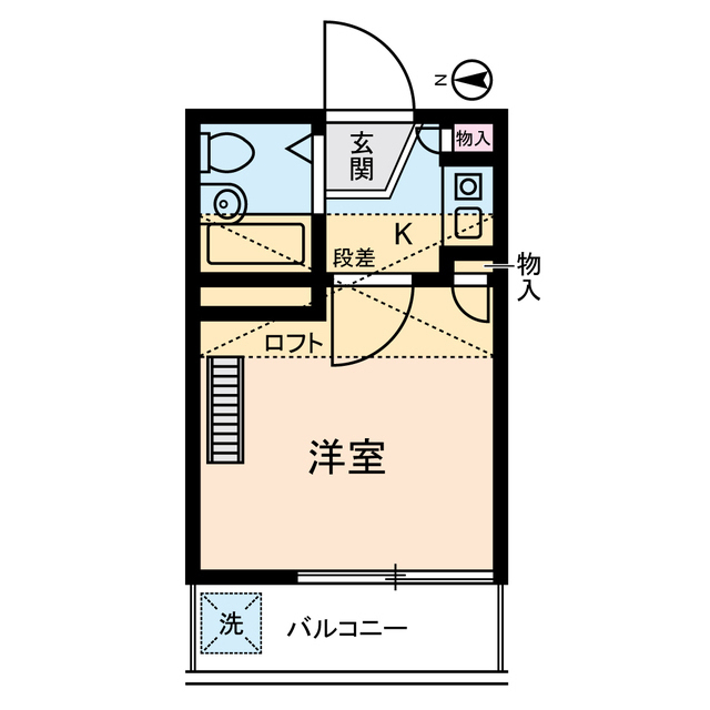 東小金井栄ハイムの間取り