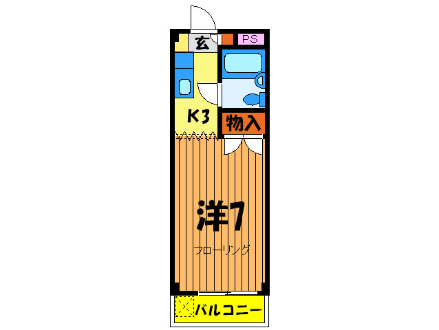 フタバハイツ・Ｂの間取り