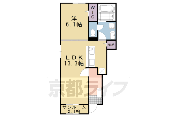 トムズガーデン園部　IIの間取り