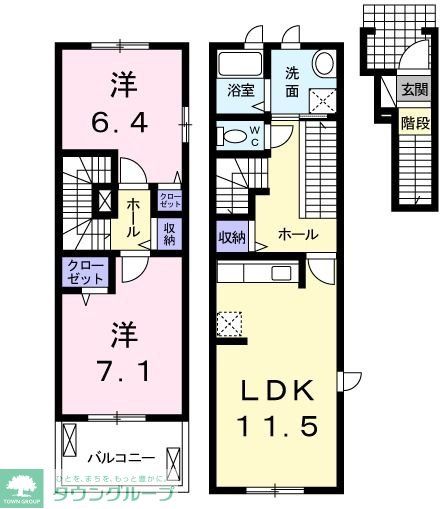 カレント・レジデンスの間取り