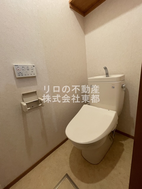 トイレ　洗浄便座付です！