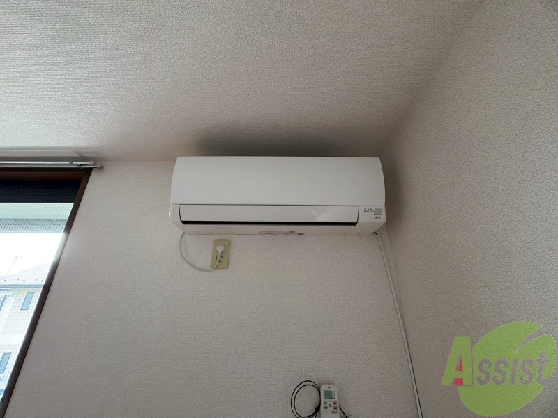 その他設備　エアコンも設置されております。毎日快適に過ごせそうですね。