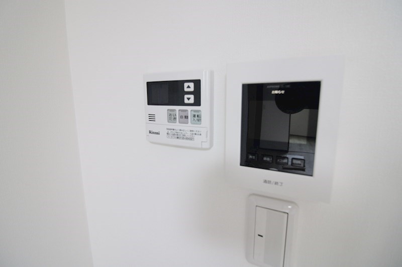 セキュリティ　ＴＶインターホンで来訪者を確認できます。