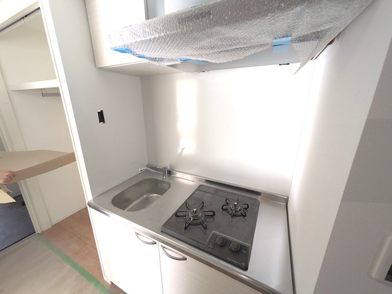 キッチン　2026年2月現在 建築中の写真です